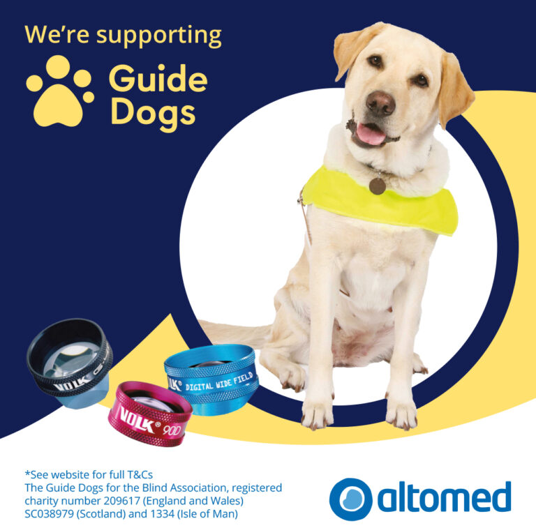 Altomed joins sister company Mid-Optic in supporting Guide Dogs