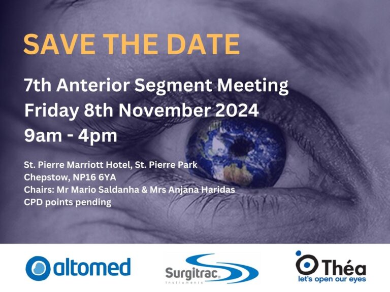 7th Anterior Segment Meeting | Friday 8th November 2024