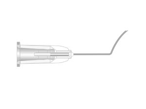 Irrigating Lasik Cannula 26g x 7/8" (0.45 x 22mm) Spatulated Tip Slade Formed